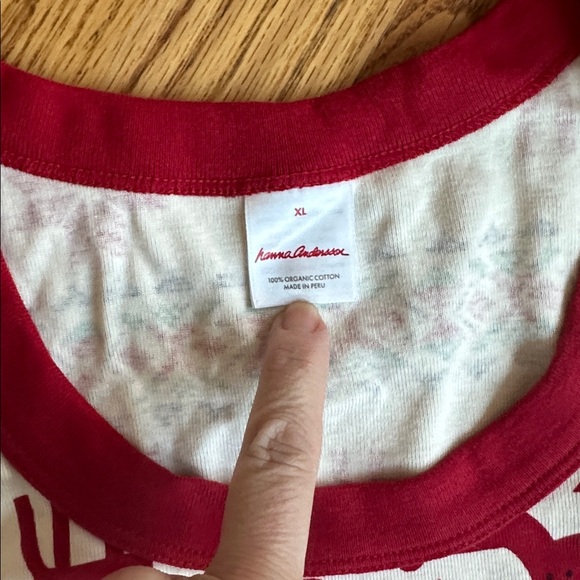 Hanna Andersson Holiday Dear Pajamas XL - Picture 2 of 4